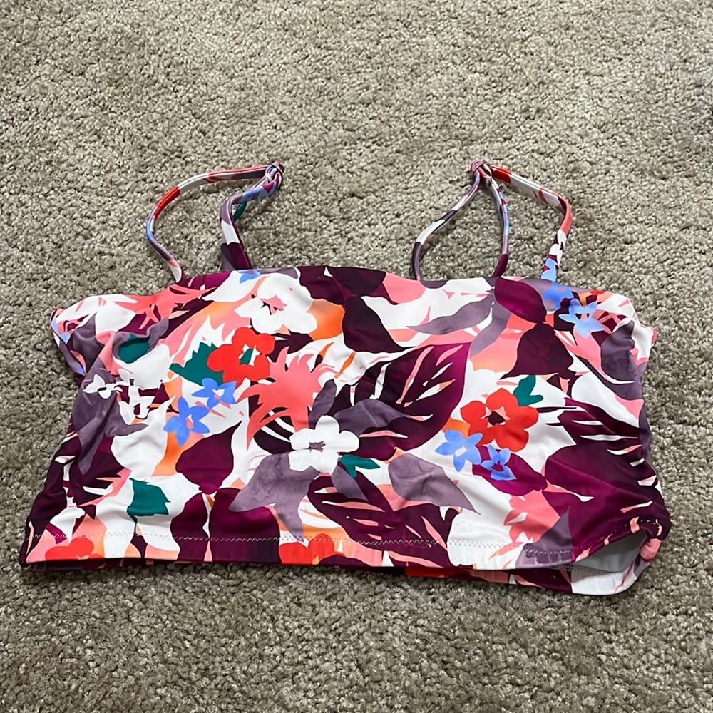 Athleta floral swimsuit